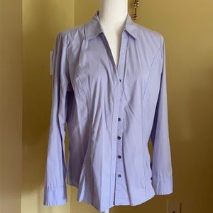 Express lavender button down shirt